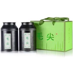 川盟 四川绿茶明前毛尖茶2020年新茶春茶 礼盒装 250g