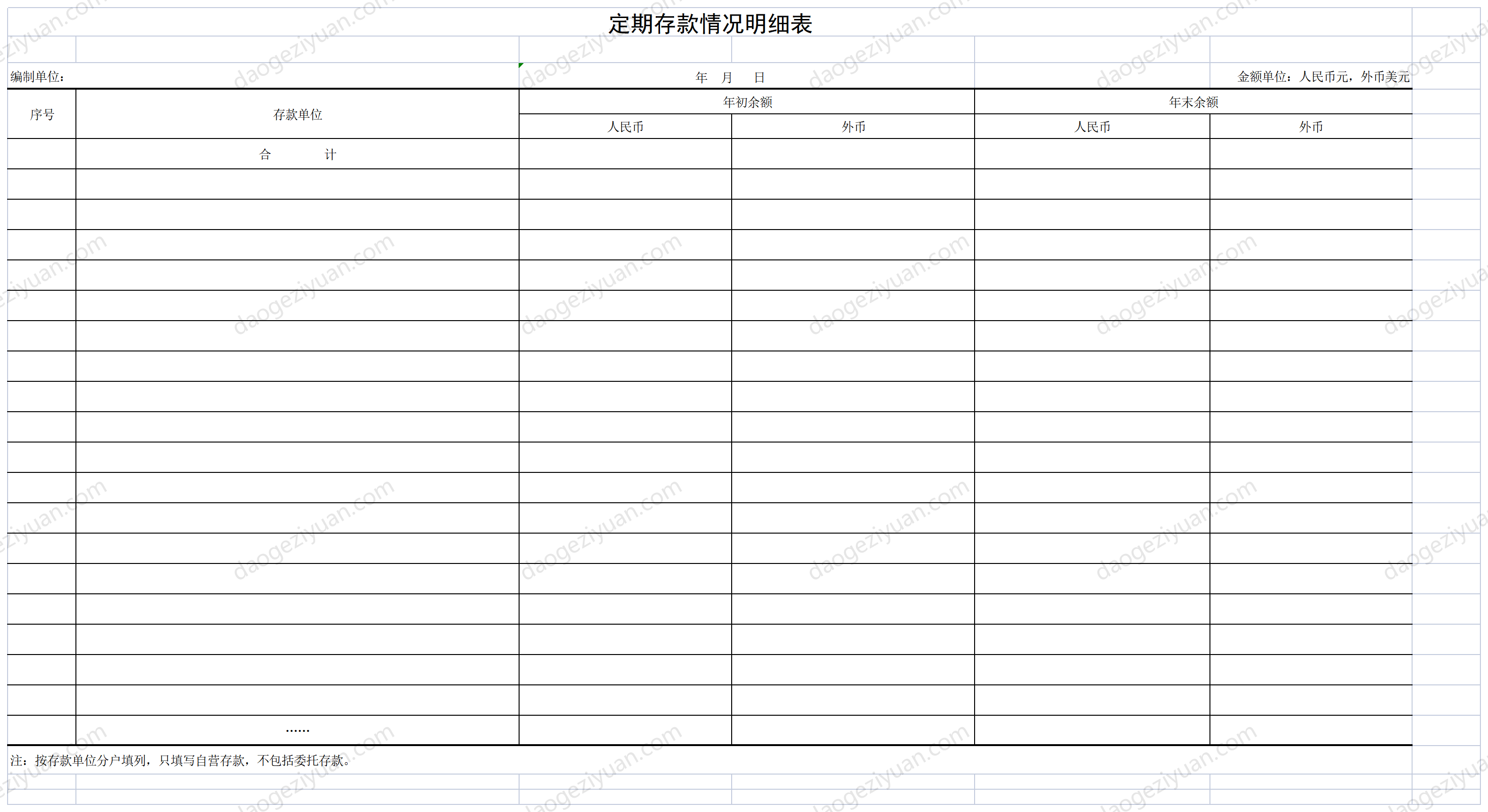 Schedule of time deposits.xls