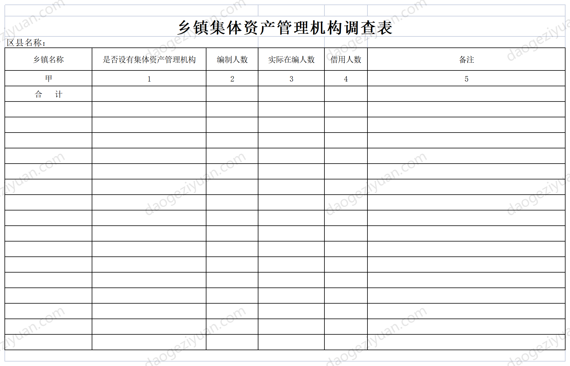 鄉鎮集體資產管理機構調查表.xls