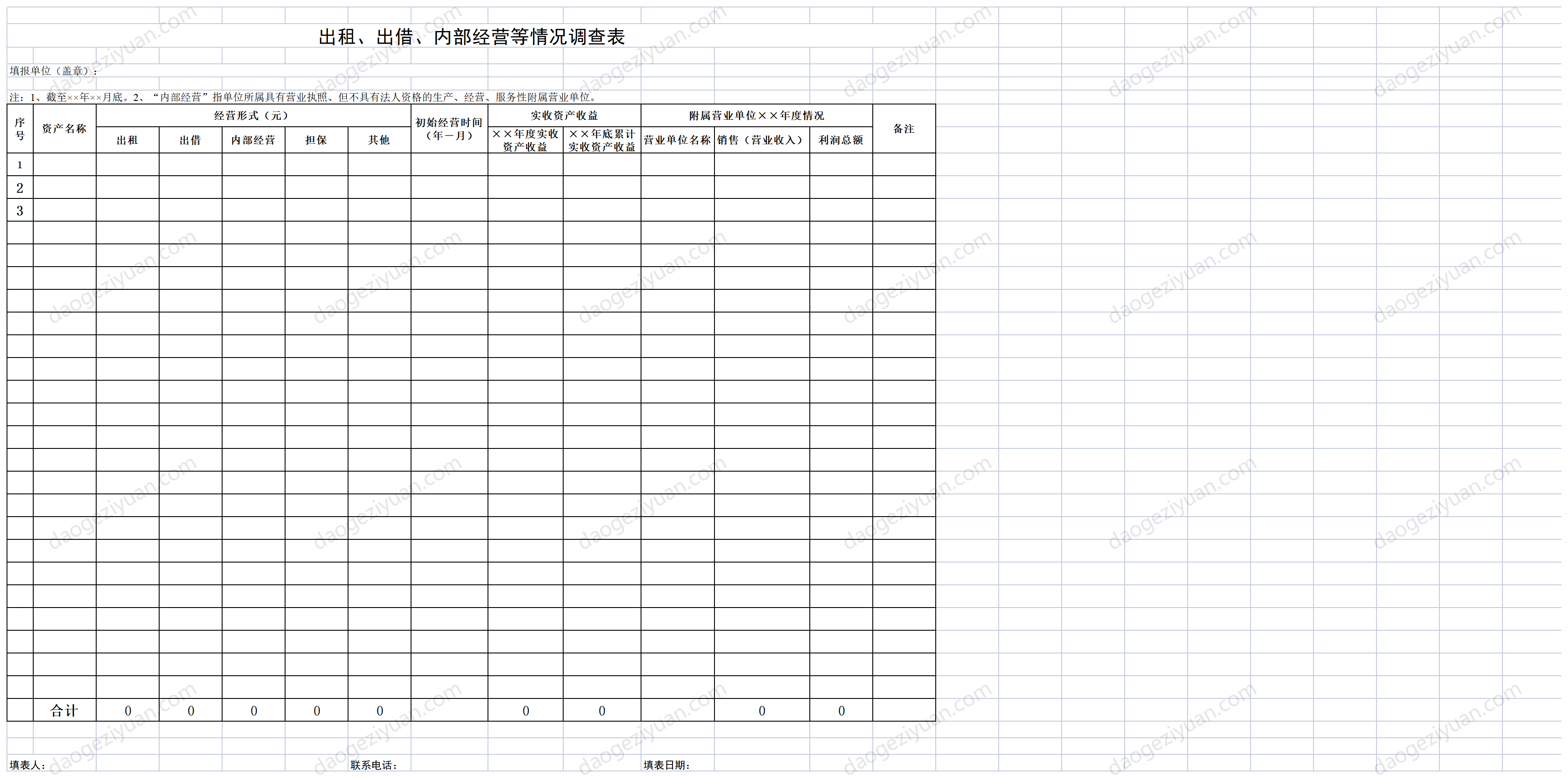 出租、出借、内部经营等情况调查表.xls