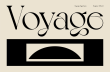 一款浪漫的英文字體：Voyage