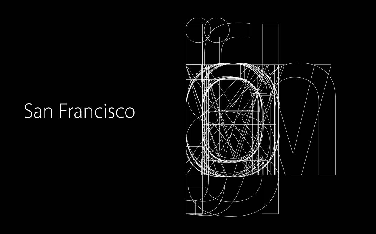 苹果新英文字体San Francisco的秘密 |精选