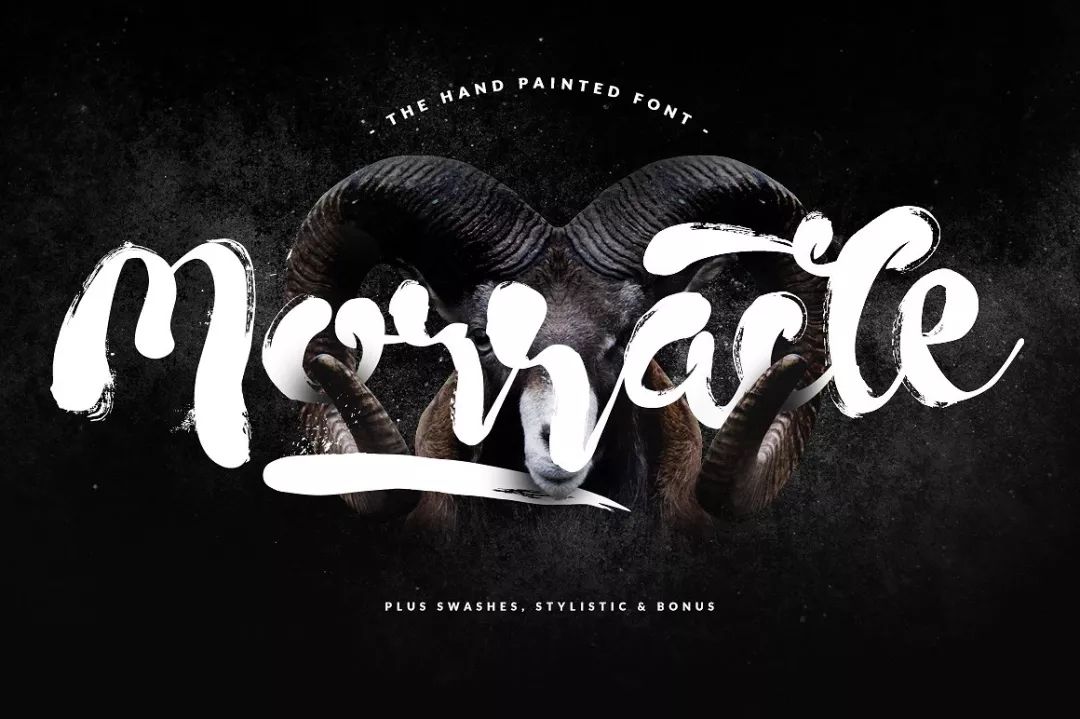 Free download | English fonts with brush calligraphy flavor