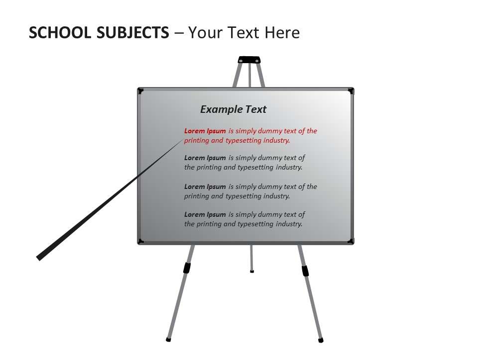 Lecture whiteboard description text box PPT material