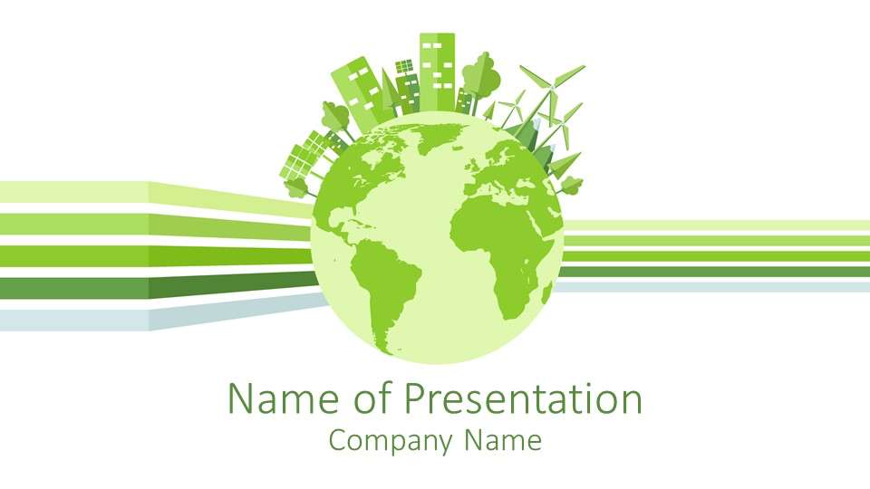 绿色地球保护环境PPT模板