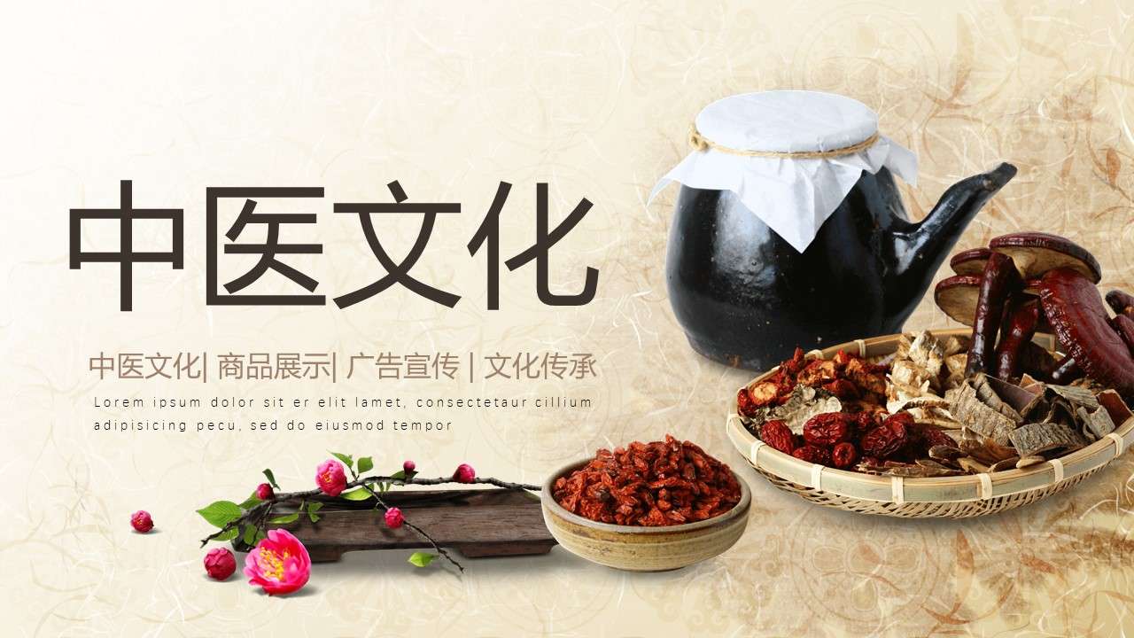 Traditional Chinese Medicine Traditional Chinese Medicine Culture PPT Template