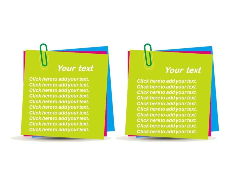 Loose-leaf note paper PPT text box