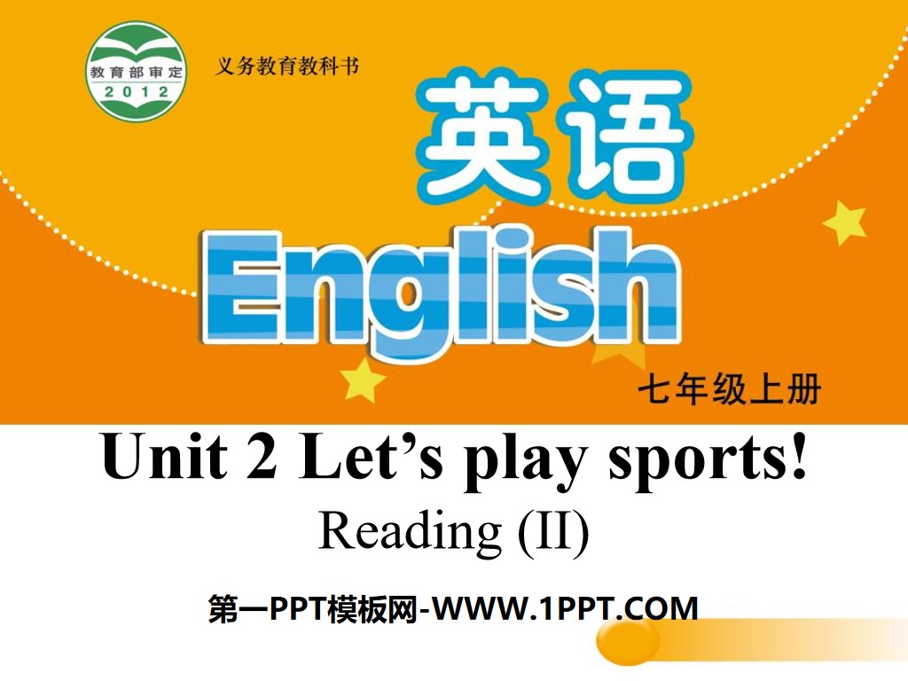 《Let's play sports》ReadingPPT
