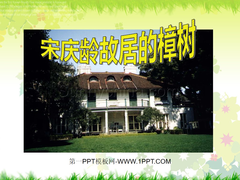 《宋庆龄故居的樟树》PPT课件(1)