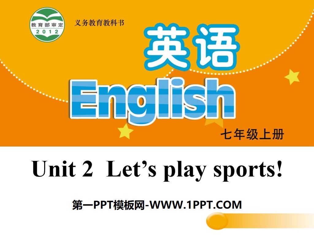 "Let's play sports" PPT