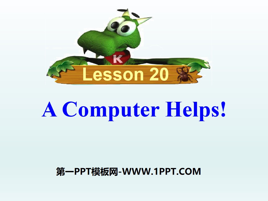《A Computer Helps!》The Internet Connects Us PPT下載