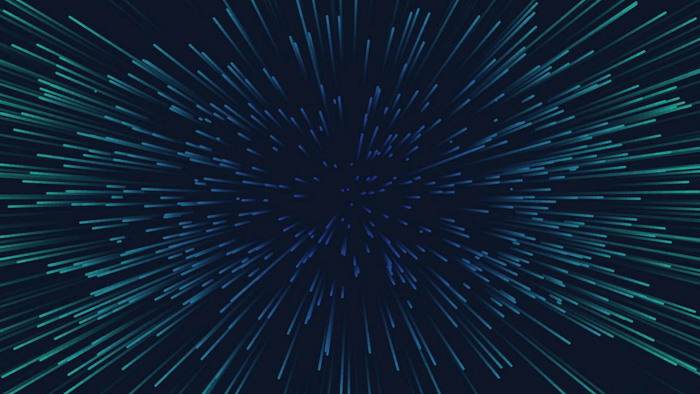 Blue scattered lines PPT background picture with a sense of space