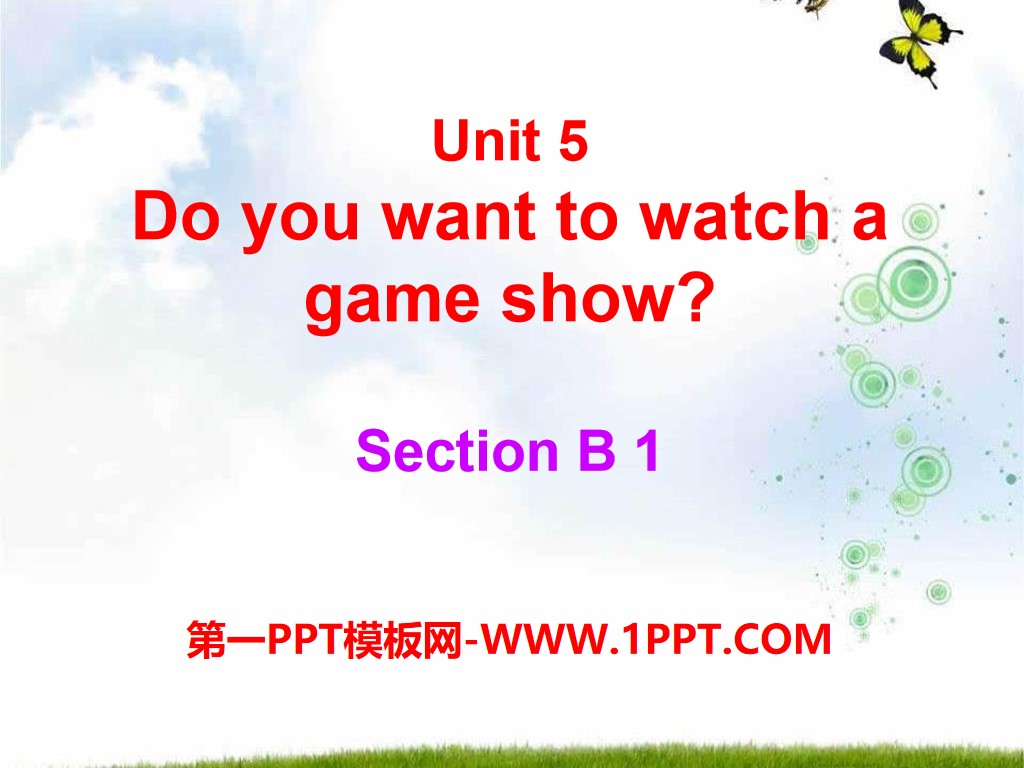 《Do you want to watch a game show》PPT课件21
