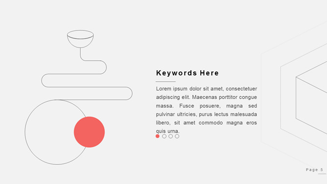 极简创意设计PPT模板（5）