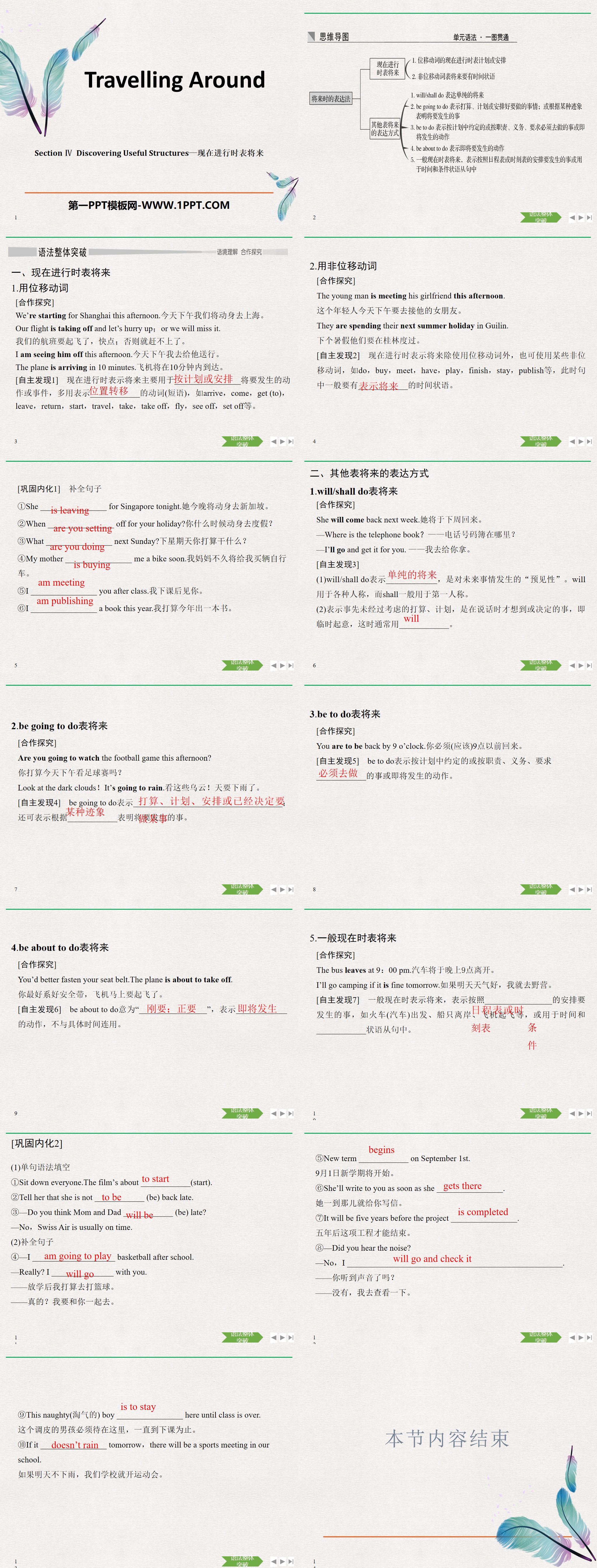 《Travelling Around》Discovering Useful Structures PPT
（2）