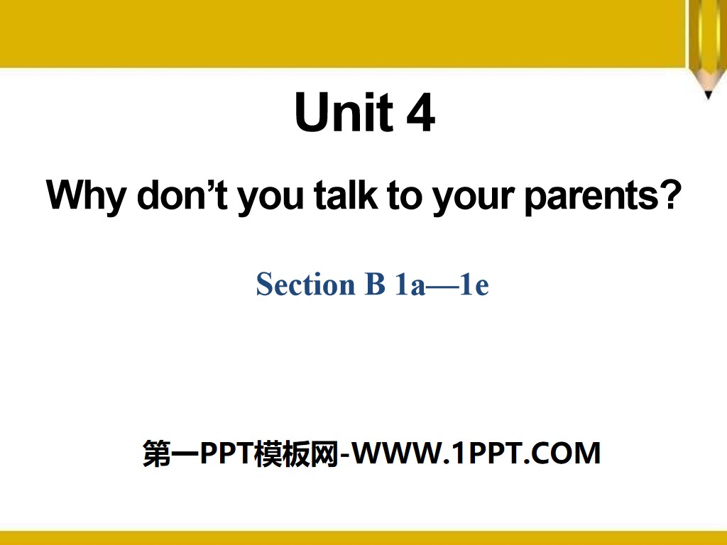 《Why don't you talk to your parents?》PPT課件9