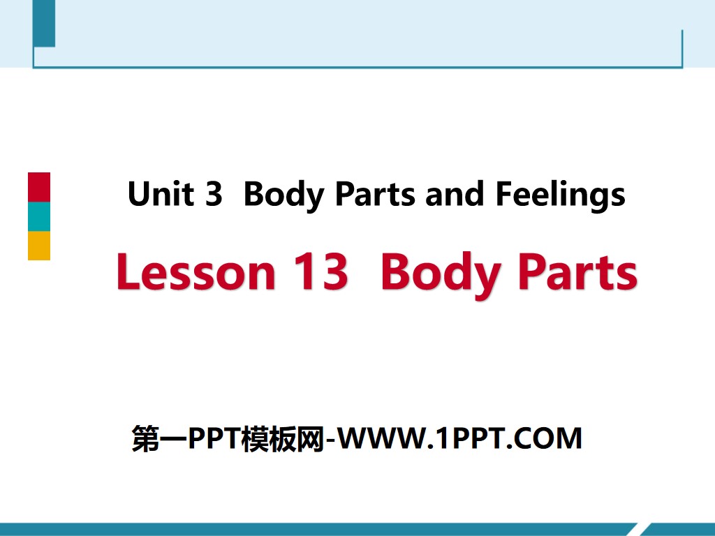 "Body Parts" Body Parts and Feelings PPT free courseware