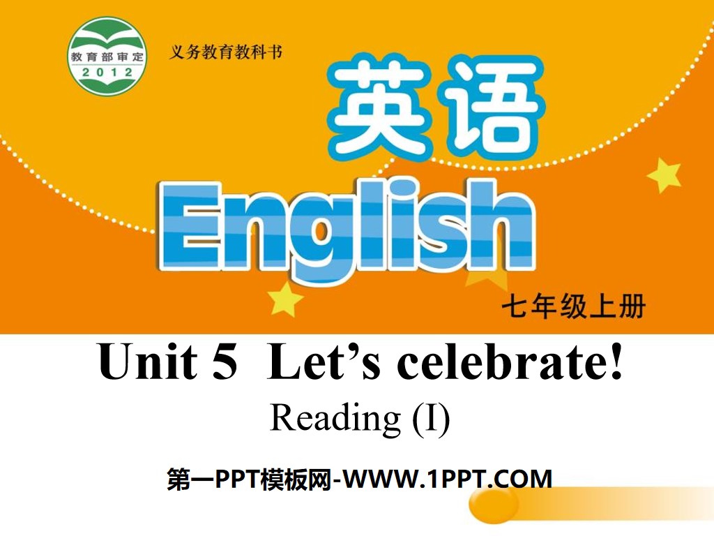 "Let's celebrate" ReadingPPT