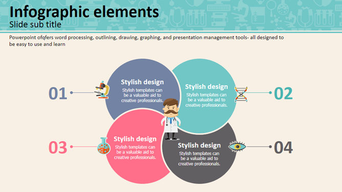 卡通医生医学医疗主题PPT模板（15）