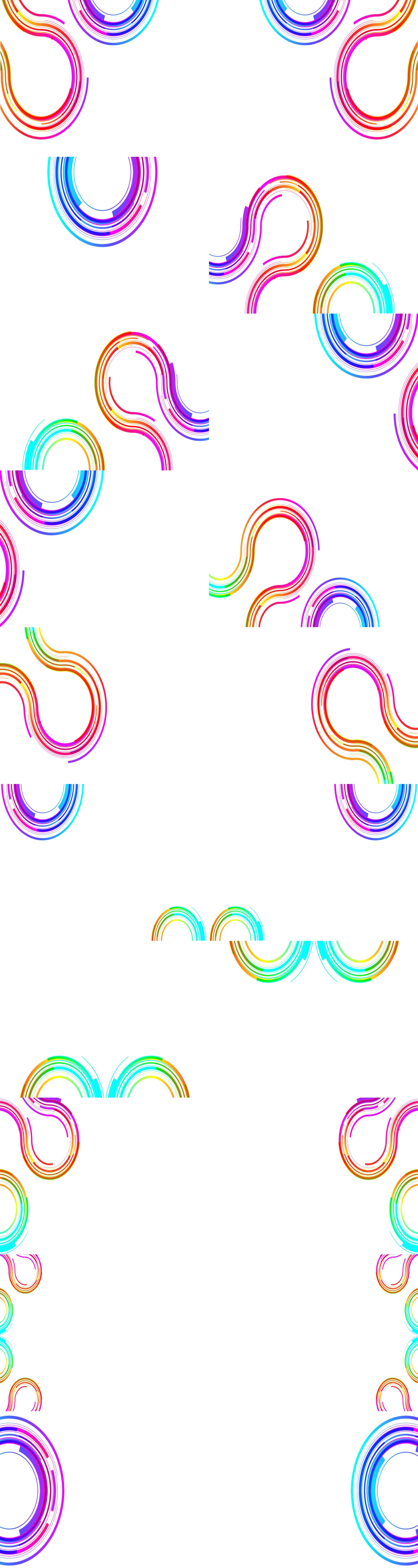 20张彩色抽象曲线PPT背景图（2）