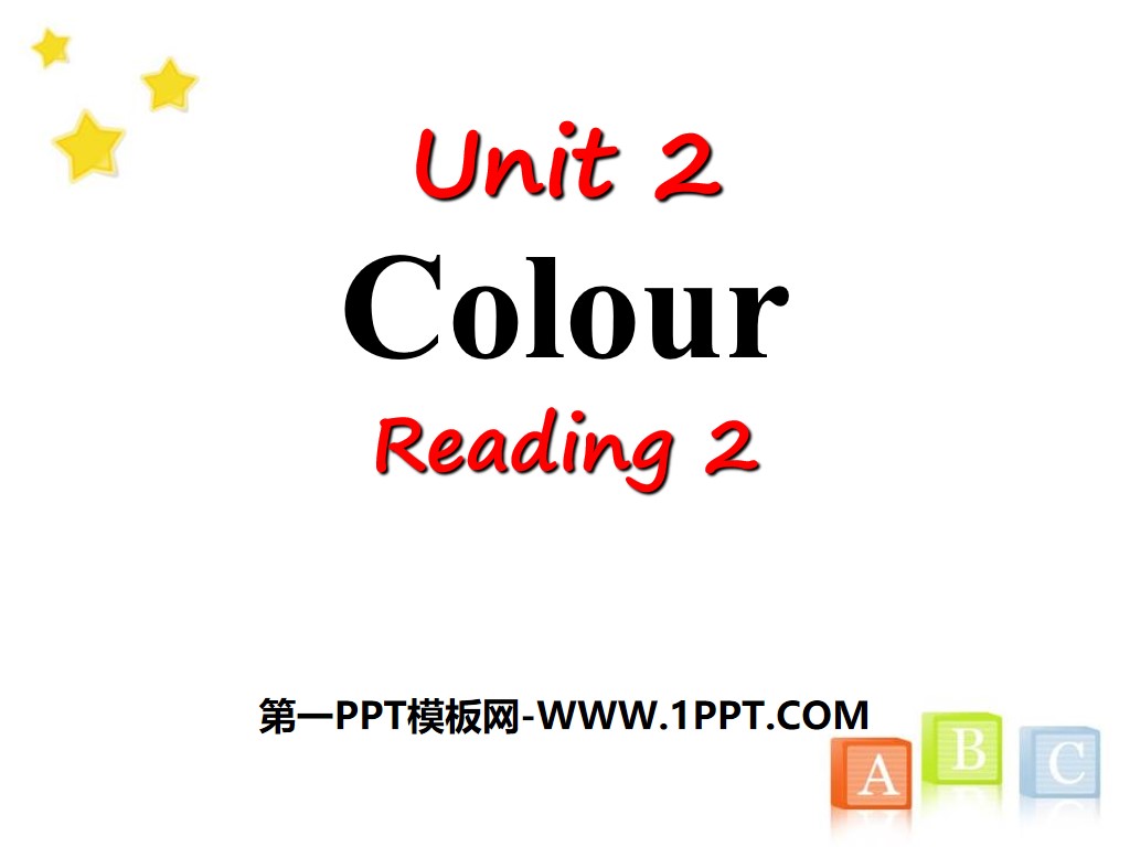 《Colour》ReadingPPT课件
