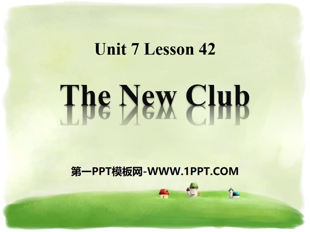 《The New Club》Enjoy Your Hobby PPT免费课件
