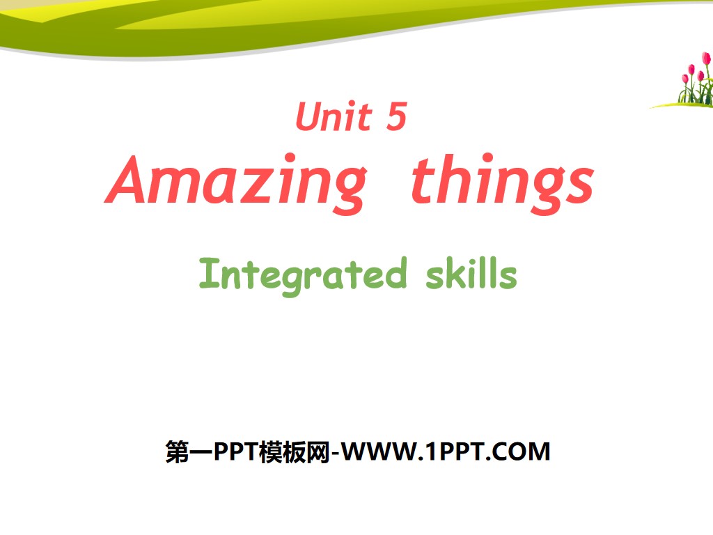 《Amazing things》Integrated skillsPPT
