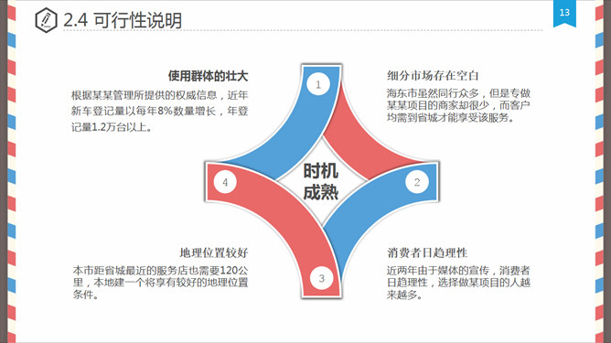 创意信件毕业设计答辩PPT模板（13）