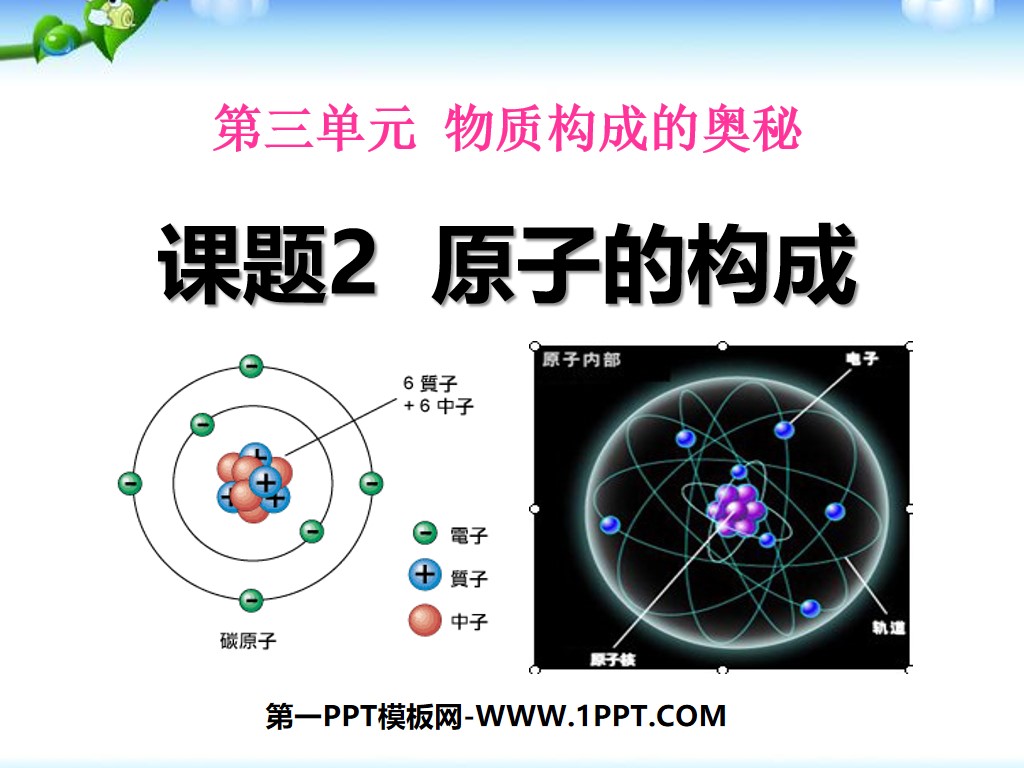 "Structure of Atom" The Mystery of Material Composition PPT Courseware 3