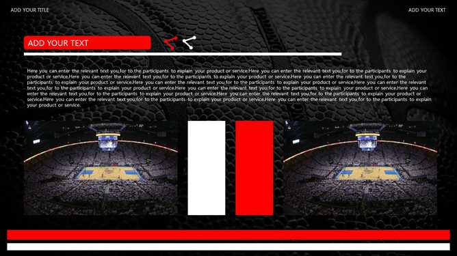 NBA篮球主题PPT模板（6）